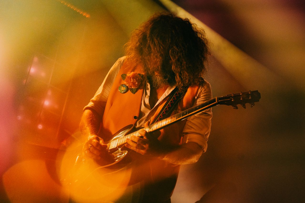 NIGHT TWO / ORANGE: Jim James' Stage-Worn Suit + My Morning Jacket-Signed Setlist