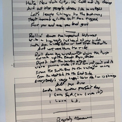 “I Love L.A.” - Randy Newman
