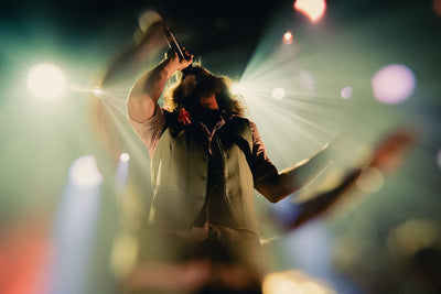 NIGHT FOUR / GREEN: Jim James' Stage-Worn Suit + My Morning Jacket-Signed Setlist