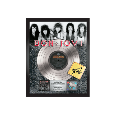 Slippery When Wet Album Plaque