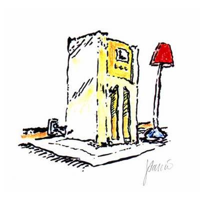 Big Radio & Lamp