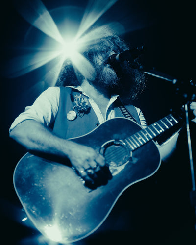 NIGHT FIVE / BLUE: Jim James' Stage-Worn Suit + My Morning Jacket-Signed Setlist
