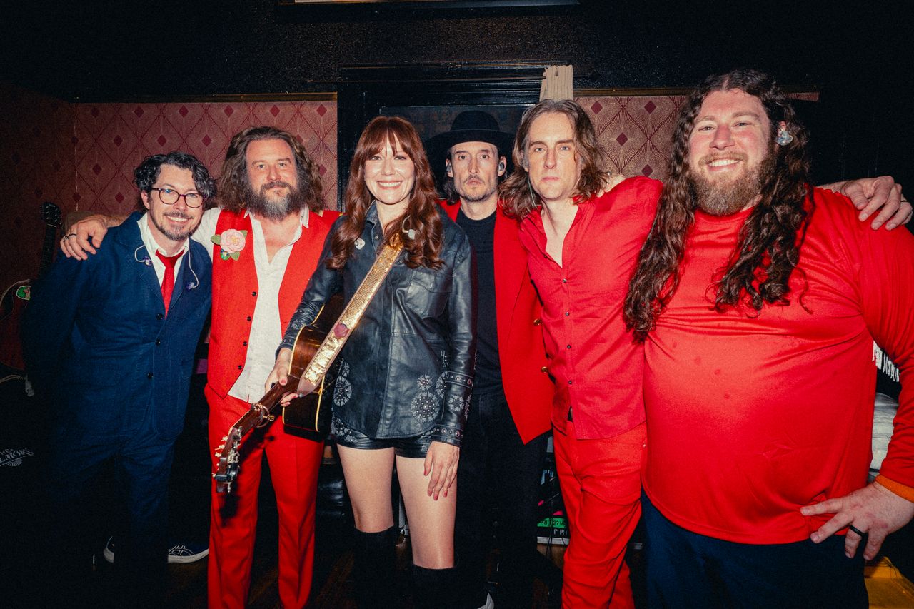 NIGHT ONE / RED: Jim James' Stage-Worn Suit + My Morning Jacket-Signed Setlist